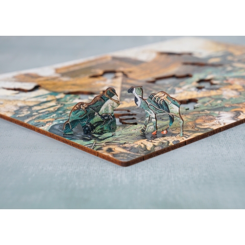 Drewniane puzzle A4 Simon de Myle 